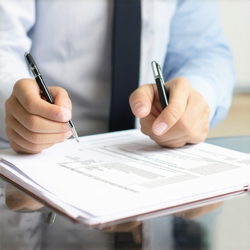 Expert Insurance Consultation Insurance advisor discussing coverage options with a client.