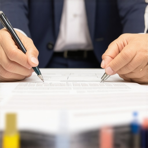 Expert Review of Insurance Policies Insurance advisor explaining coverage options to a client