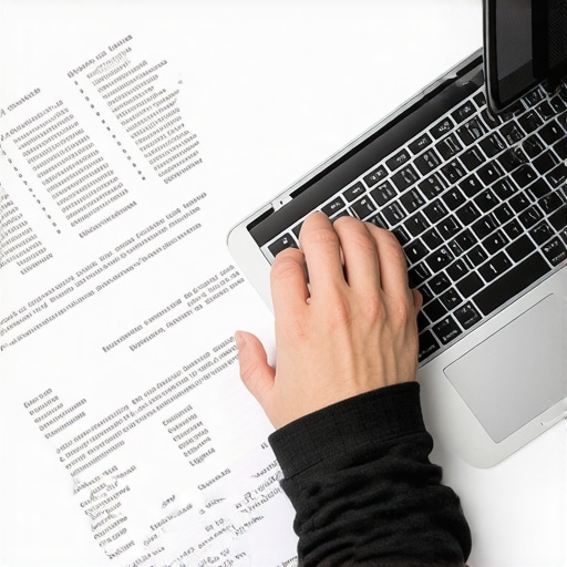 Person comparing different insurance policies on a laptop