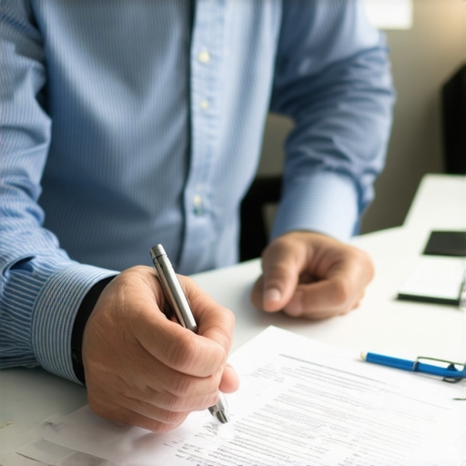 Consulting with Insurance Expert Business owner discussing insurance policies with broker in office