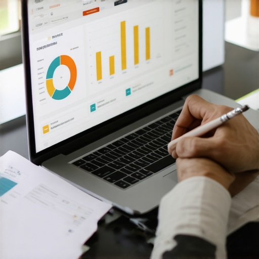 Person analyzing health insurance options on a laptop