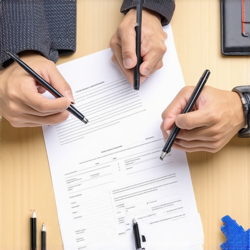 Team of entrepreneurs discussing legal insurance coverage with a consultant